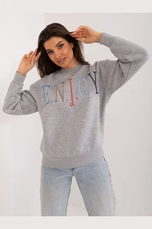 Sublevel Světle šedá mikina ENJOY -D10606BA02565C-grey