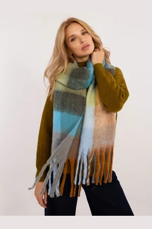Italy Moda Barevný dámský károvaný šál s třásněmi AT-SZ-2312501.62-multicolor
