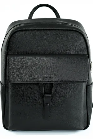 Solier Kožený černý elegantní batoh SANNA FV05 SANNA BLACK 131419-28A