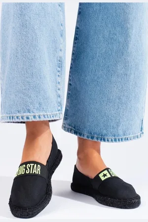 Big Star černé plátěné espadrilky HH274473B