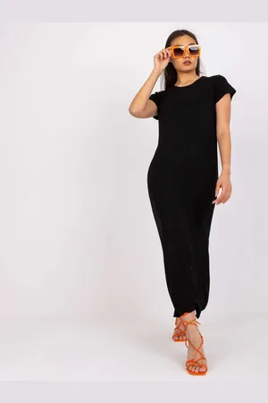 BASIC FEEL GOOD Černé basic šaty Liliane -RV-SK-7671.08-black