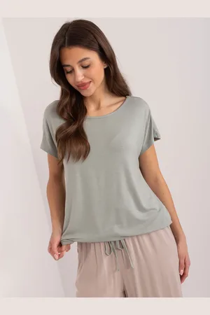 Sublevel Šedé volné triko s kulatým výstřihem D12100R02646A-grey