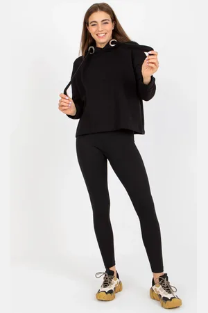 Fancy Černá dámská tepláková souprava -FA-KMPL-8214.31P-black