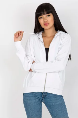 BASIC FEEL GOOD Bílá mikina s kapucí B-002.72-white