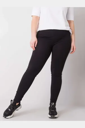 Basics from Amsterdam Černé legíny se stříbrným pruhem -RV-LG-6303.64-black-silver
