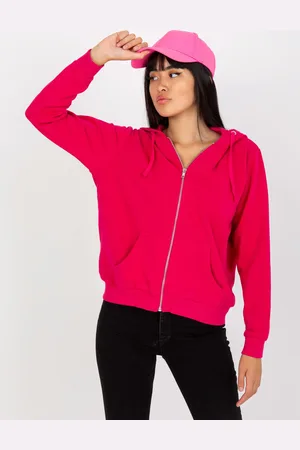 BASIC FEEL GOOD Fuchsiová mikina s kapucí B-002.02X-fuchsia