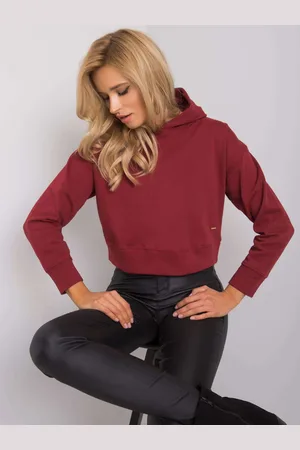 Basics from Amsterdam Dámská vínová krátká mikina TW-BL-G-046.99-winered
