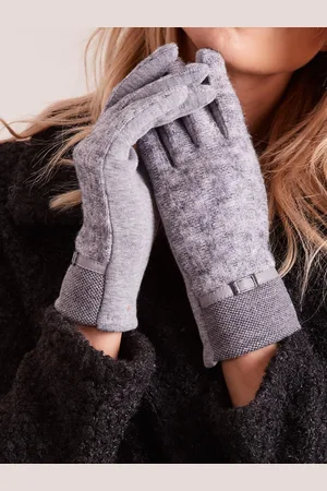 Italy Moda Dámské šedé rukavice -gray