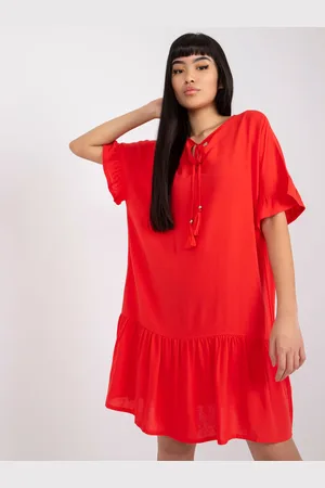 Sublevel Červené oversize šaty Sofie D73761M30306A-red
