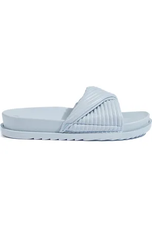 SHELOVET Světle modré ploché nazouváky TC-1448BL