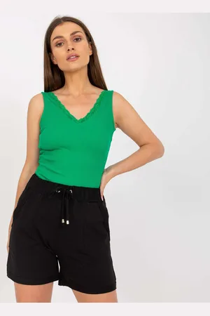 BASIC FEEL GOOD Černé pohodlné šortky s kapsami -RV-SN-7984.60-black