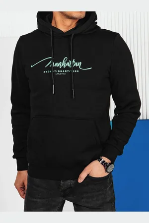 Basics from Amsterdam Černá mikina s kapucí BX5701