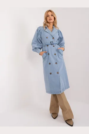 Basics from Amsterdam Modrý džínový kabát NM-PL-TR295.22-blue