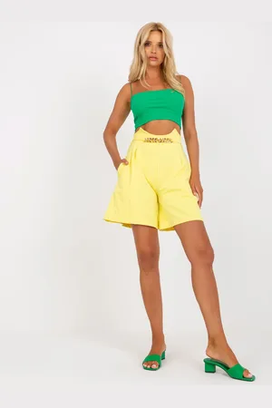 Fancy Žluté ležérní šortky FA-SN-7913.95-yellow