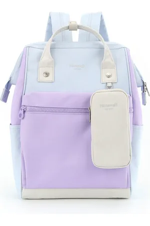 Peterson Himawari Světle modro-fialový dámský batoh s praktickým pouzdrem 1027