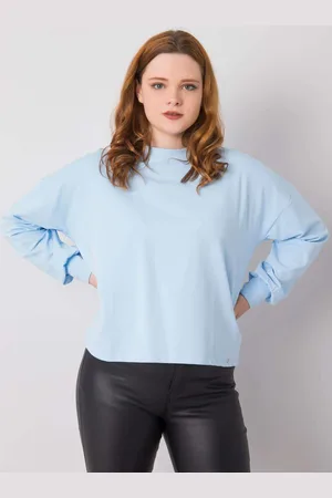 BASIC FEEL GOOD Světle modrá dámská mikina RV-BL-6317.94-blue