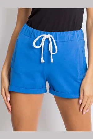 BASIC FEEL GOOD Modré šortky na šňůrku RV-SN-4945.07X-blue