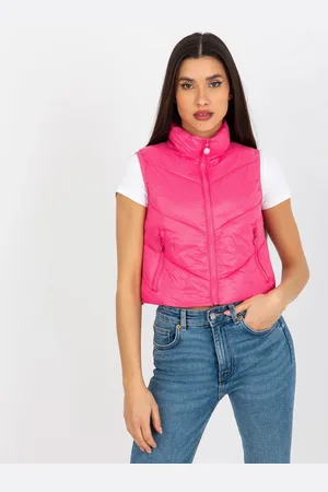 Basics from Amsterdam Krátká prošívaná vesta NM-KZ-H-908.46P-dark pink