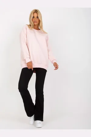 Basics from Amsterdam Světle růžová oversize mikina EM-BL-623.06-light pink