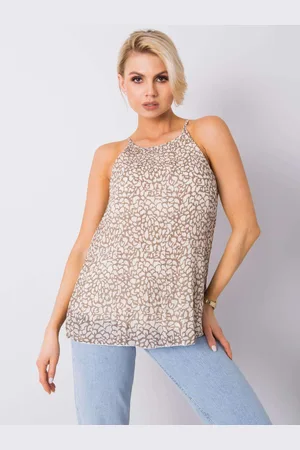 Sublevel Béžový dámský vzorovaný top -beige