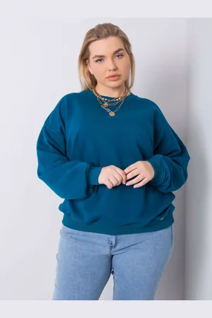 BASIC FEEL GOOD Tmavě modrá dámská mikina bez kapuce RV-BL-6316.16X-sea