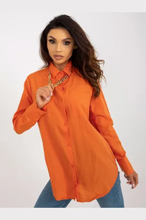 Basics from Amsterdam Oranžová dámská košile TO-KS-7183.01P-orange