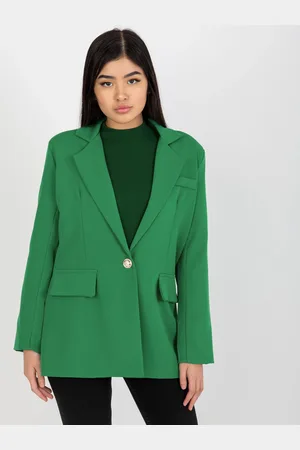 Italy Moda Zelené elegantní sako DHJ-MA-15556.22X-green