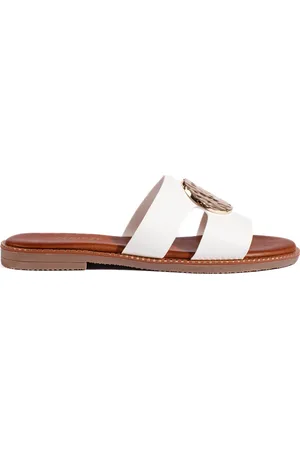SHELOVET Bílé elegantní nazouváky JD-69W