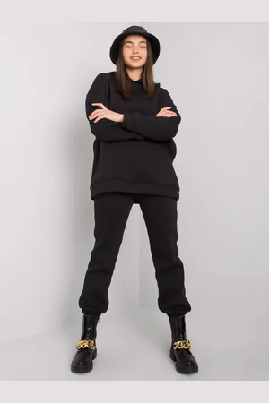 BASIC FEEL GOOD Černý teplákový komplet RV-KMPL-6991.95P-black