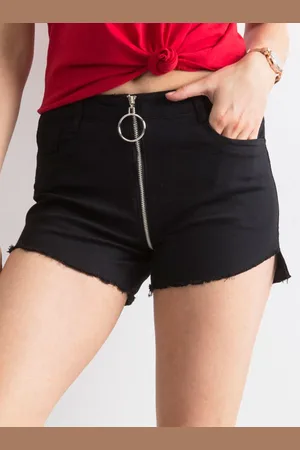 Basics from Amsterdam Dámské černé propínací šortky -black