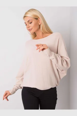 Sublevel Pudrový dámský svetr D93031F90750A6-light beige