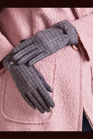 Italy Moda Dámské šedé rukavice AT-RK-9502.25-dark gray