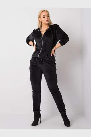 RELEVANCE Černá dámská tepláková souprava RV-KMPL-5961.18X-black