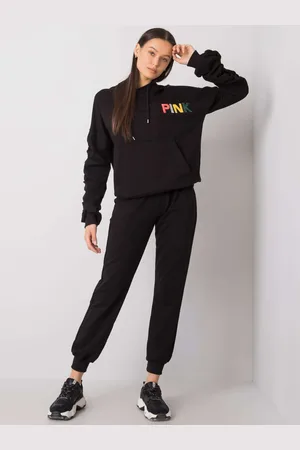 Fancy Černá dámská tepláková souprava FA-KMPL-6957.24P-black