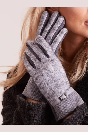 Italy Moda Dámské tmavě šedá rukavice -dark gray