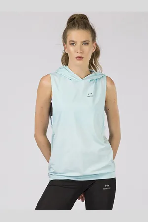 Tommy Life Dámské modré tričko s kapucí 298-BZ-TL-97106.32-light blue
