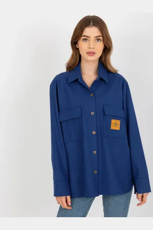 Basics from Amsterdam Košile s kapsami LK-KS-509164.11-dark blue
