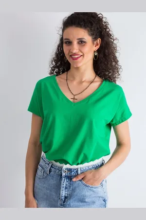 Basics from Amsterdam Dámské zelené tričko RV-TS-4832.24P-green