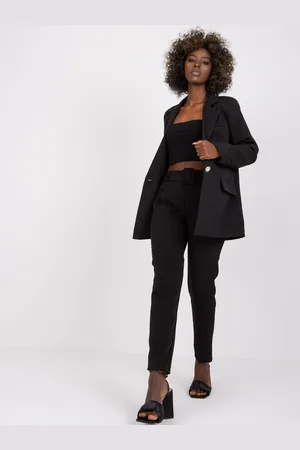 Italy Moda Černé elegantní sako DHJ-MA-15556.22X-black