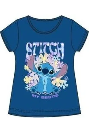 Lilo & Stitch Tmavě modré dětské tričko s krátkým rukávem