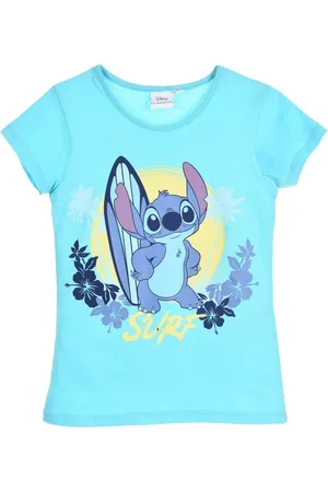 Lilo & Stitch Tyrkysové dětské tričko s krátkým rukávem Disney Stitch