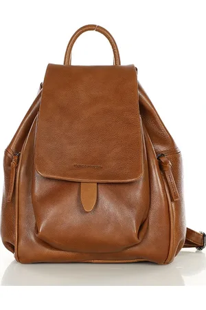Marco mazzini Camel kožený batoh (R149b)
