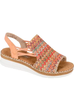 Rieker Dámské sandály na klínku Sandals V1241-90