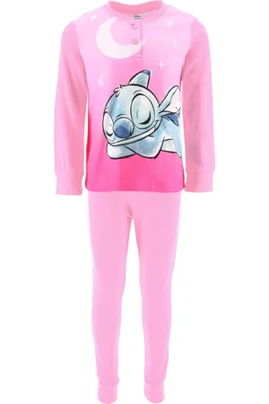 Lilo & Stitch Světle růžové dětské dlouhé pyžamo Stitch