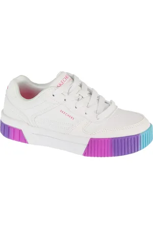Skechers Bílé stylové tenisky s barevnými detaily Jade 310890L-WMN