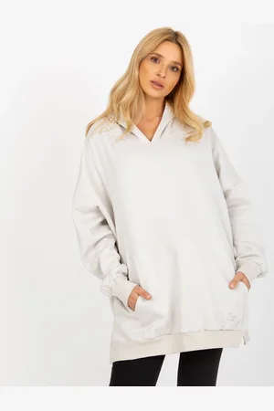 Basics from Amsterdam Světle šedá oversize mikina Mayflies -TW-BL-2001.40-light grey