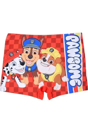 Paw Patrol Červené chlapecké plavecké boxerky