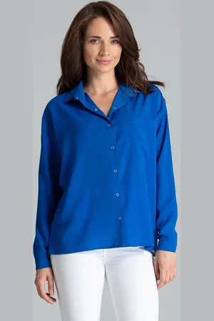 LENITIF Basic košile L059 Sapphire