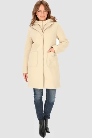 Perso Béžová dámská zateplená fleecová bunda BLH 234040 F - Beige