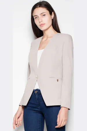 Venaton Dámské béžové sako VT086 Beige